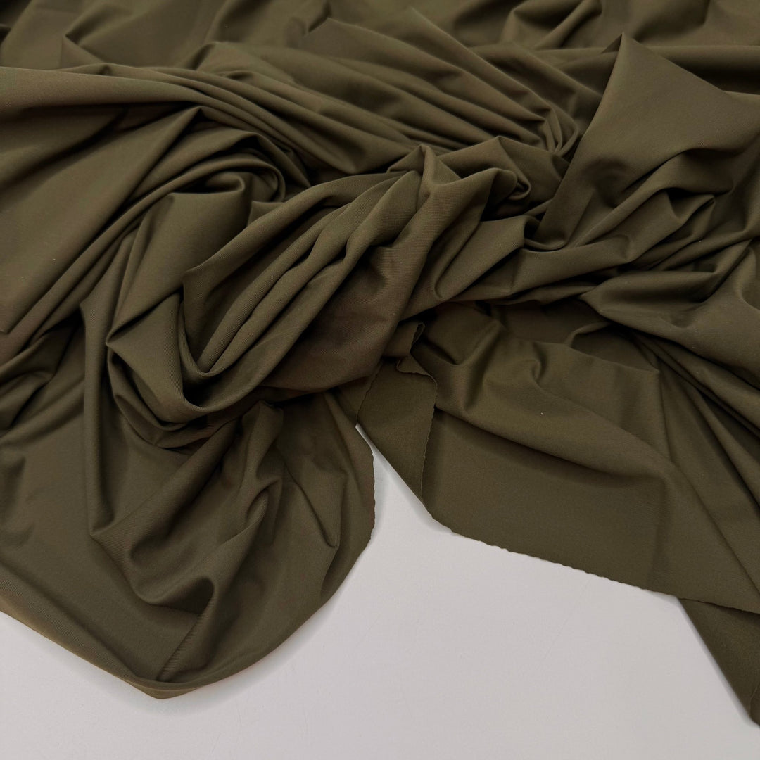 Rainforest Rapids - Jersey Nylon/Spandex Knit - Dark Green - 1M Bundle - True Deadstock fabric Fabric by private - Sustainable Textile | FABCYCLE