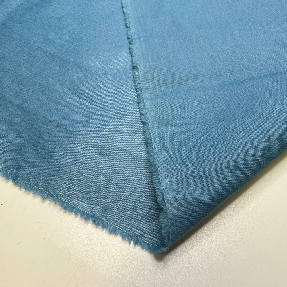 Rainy Day Quilting - Polyester Blend Woven - Blue - 2M Bundle - True Deadstock fabric Fabric by private - Sustainable Textile | FABCYCLE