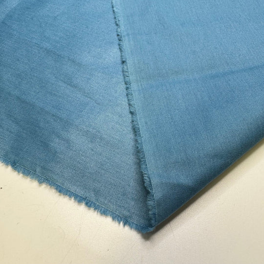 Rainy Day Quilting - Polyester Blend Woven - Blue - 2M Bundle - True Deadstock fabric Fabric by private - Sustainable Textile | FABCYCLE