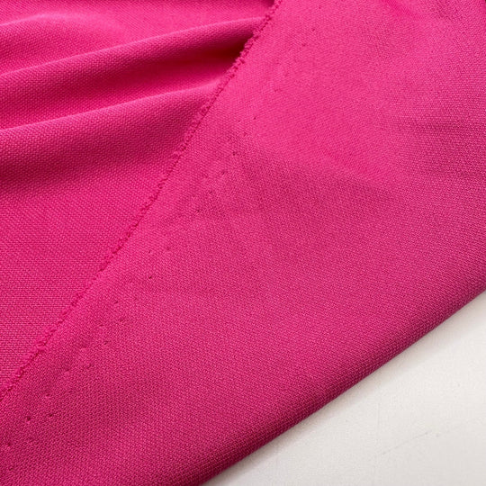 Raspberry Pie - Polyester Blend Knit - Pink - 1M Bundle - True Deadstock fabric Fabric by private - Sustainable Textile | FABCYCLE