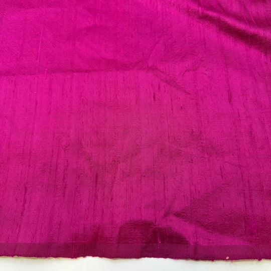 Raspberry Pie - Silk Woven - Dark Pink - 1M Bundle - True Deadstock fabric Fabric by private - Sustainable Textile | FABCYCLE