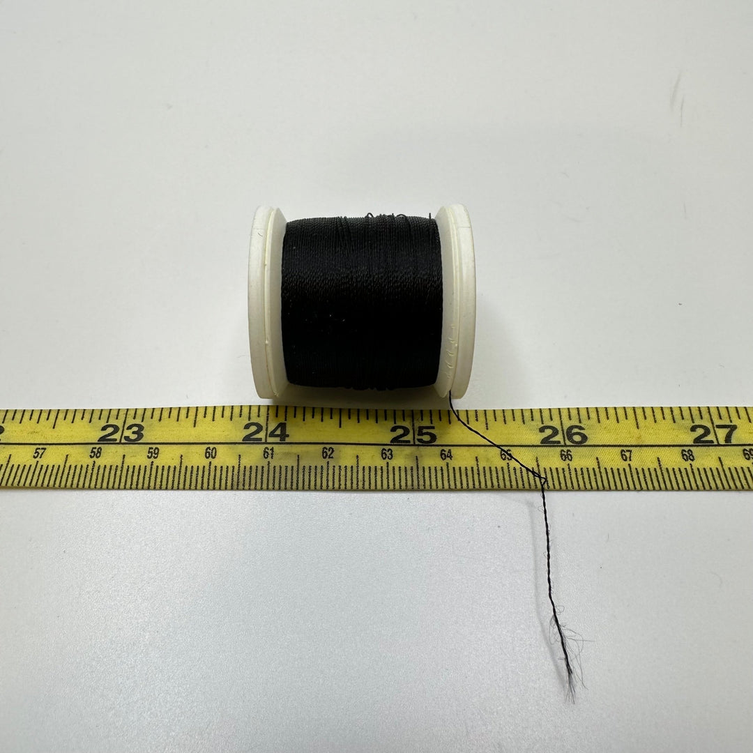 Rayon All Purpose Thread - Black - True Deadstock supplies Fabric by private - Sustainable Textile | FABCYCLE