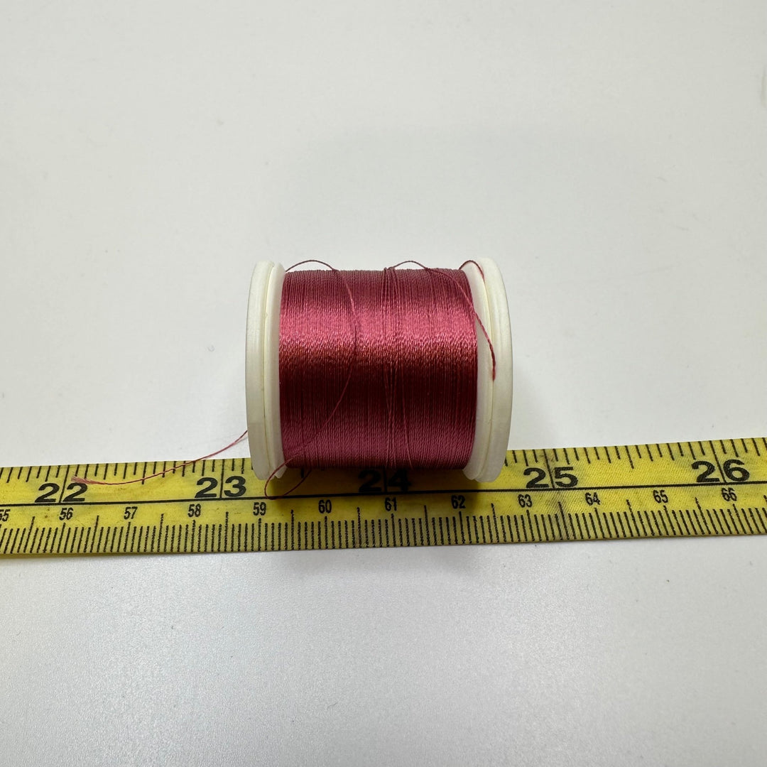 Rayon All Purpose Thread - Dark Pink - True Deadstock supplies Fabric by private - Sustainable Textile | FABCYCLE