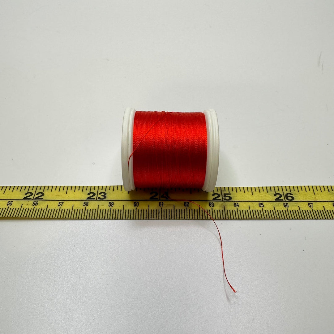 Rayon All Purpose Thread - Red - True Deadstock supplies Fabric by private - Sustainable Textile | FABCYCLE