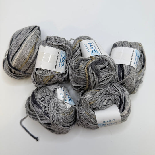 Rayon Viscose Yarn - Grey Multi - 6 Pack - True Deadstock supplies Fabric by private - Sustainable Textile | FABCYCLE