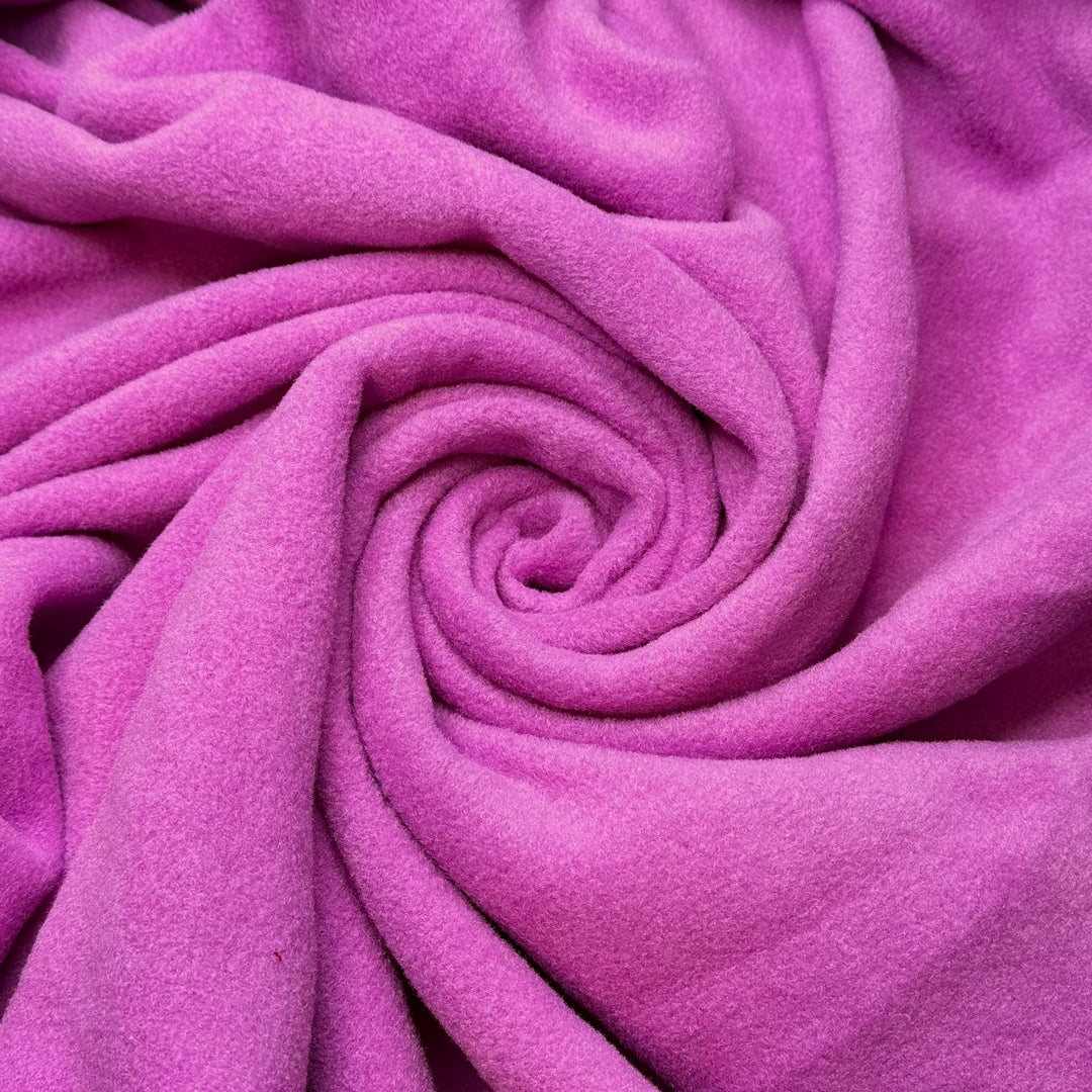 Reading Nook - Fleece Polyester Blend Knit - Magenta - 2M Bundle - True Deadstock fabric Fabric by private - Sustainable Textile | FABCYCLE