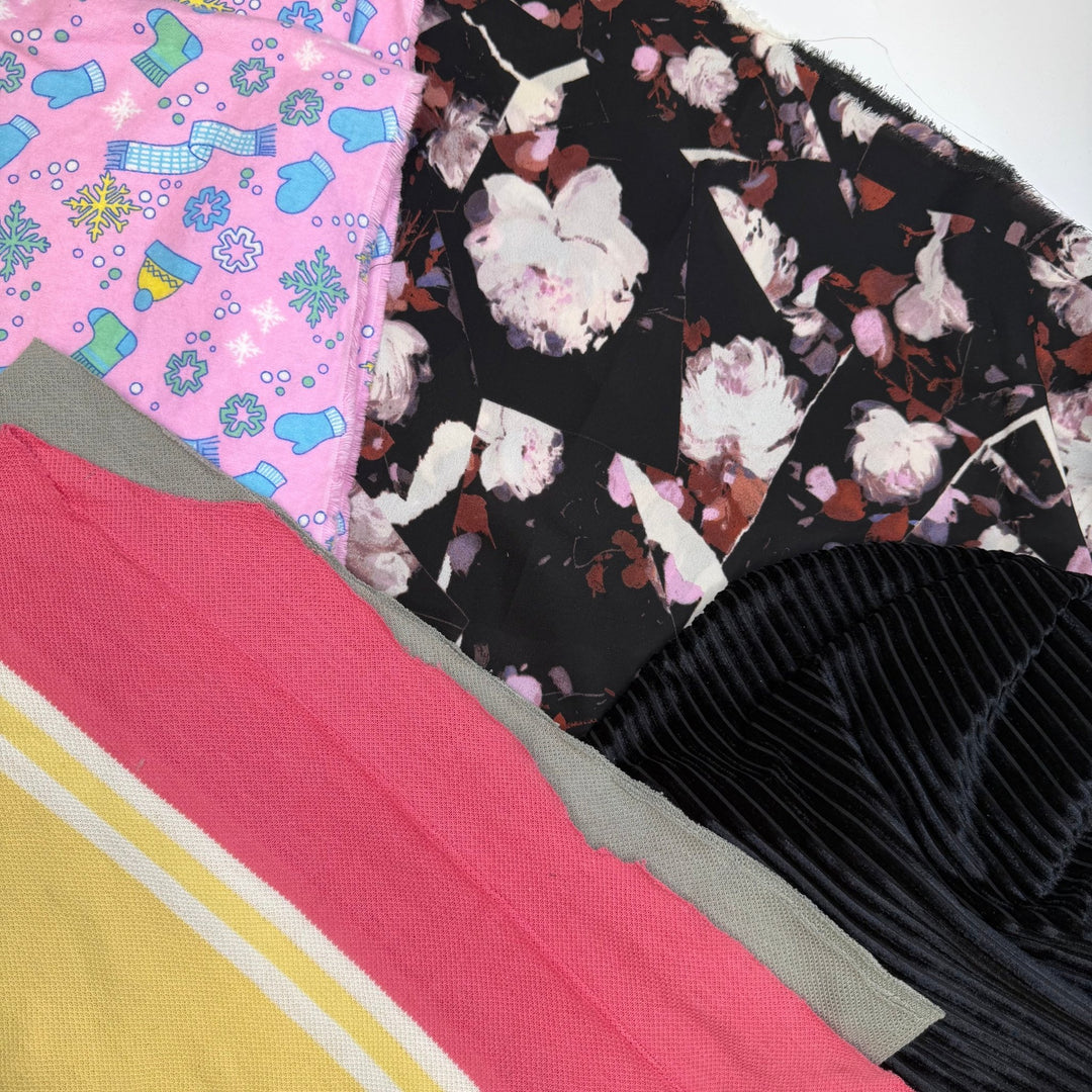 Ready for Anything - Small Bundles - Fun 4 Pack - True Deadstock Fabric Fabric by FABCYCLE shop - Sustainable Textile | FABCYCLE