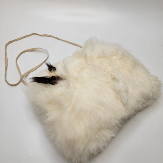 Real Fur Child Size Muff Clothing - Cream - Individual - True Deadstock supplies Fabric by private - Sustainable Textile | FABCYCLE