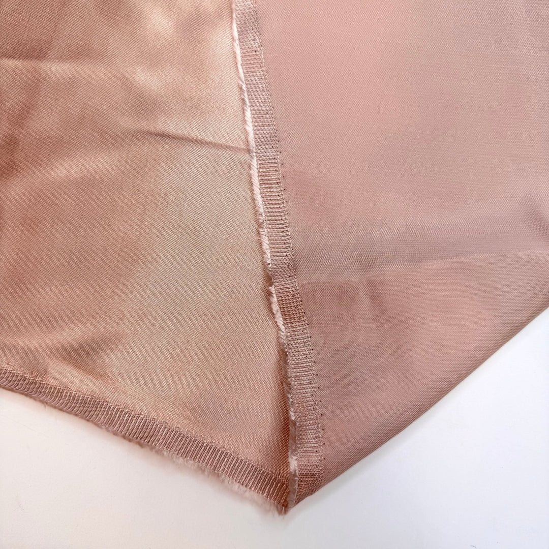 Reapplying Blush - Satin Cotton Blend Woven - Pink - 2M Bundle - True Deadstock fabric Fabric by private - Sustainable Textile | FABCYCLE