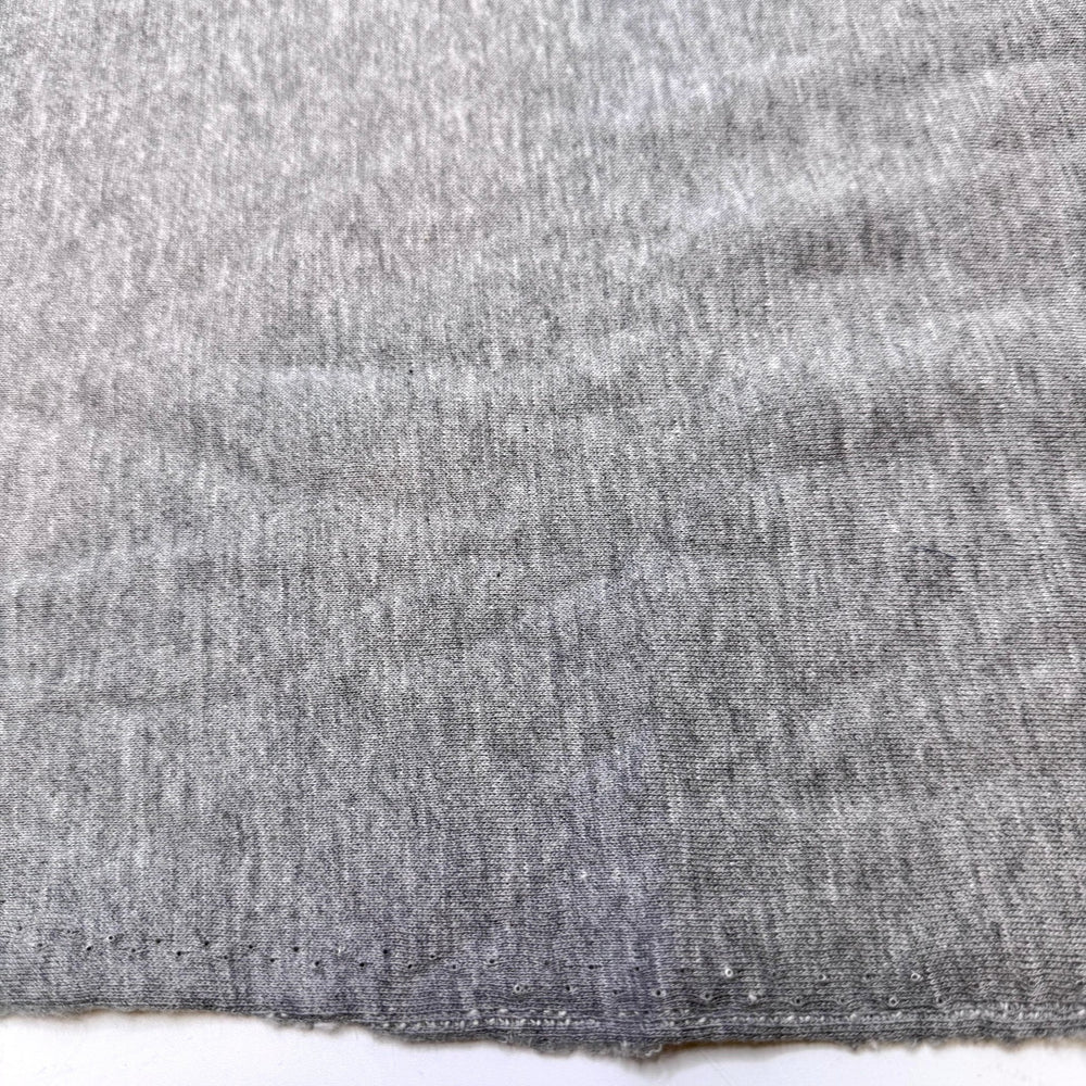 Reconnecting With Old Friends - Jersey Fleece Natural Blend Knit - Light Grey - 1M Bundle - True Deadstock fabric Fabric by private - Sustainable Textile | FABCYCLE