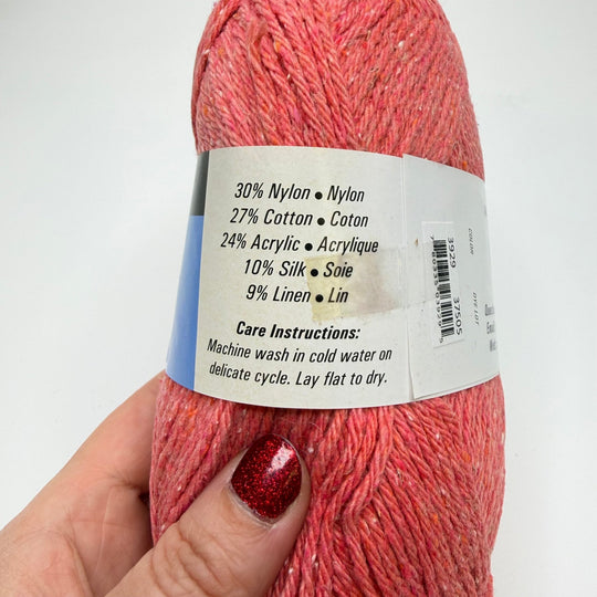 Recycled Fibers Yarn - Coral - Individual - True Deadstock supplies Fabric by private - Sustainable Textile | FABCYCLE