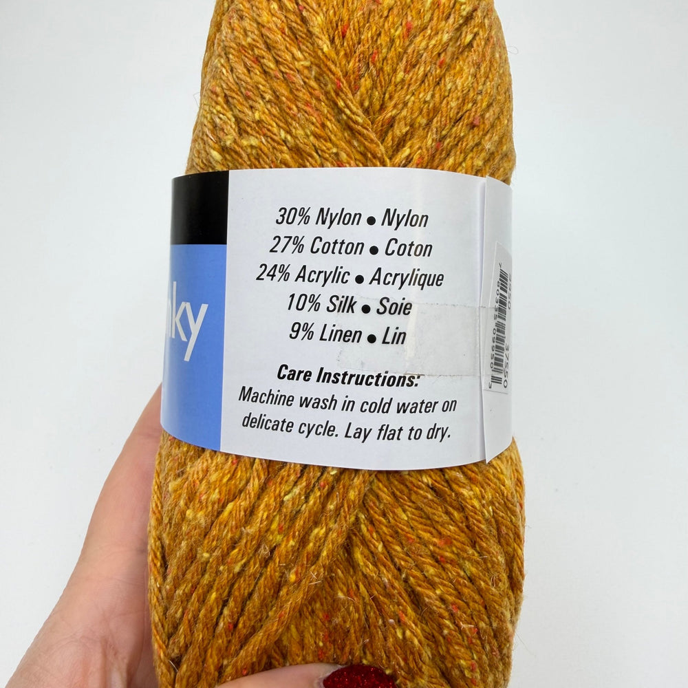 Recycled Fibres Yarn - Orange Multi - Individual - True Deadstock supplies Fabric by private - Sustainable Textile | FABCYCLE