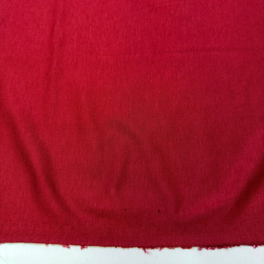Red Is My Lucky Colour - Jersey Bamboo Blend Knit - Red - Bundles - True Deadstock fabric Fabric by private - Sustainable Textile | FABCYCLE