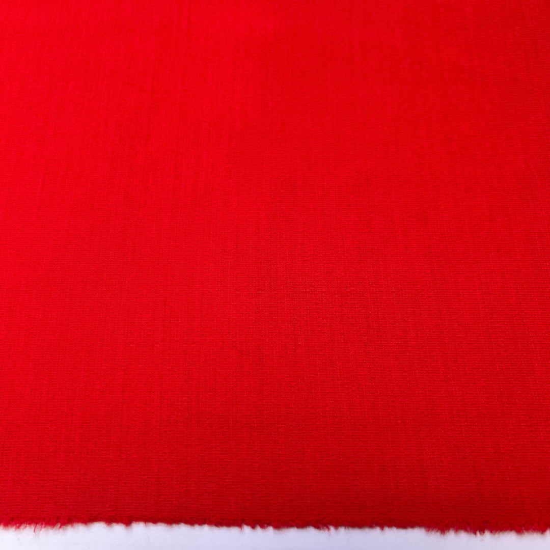 Red Jelly Beans - Interlock Wool Knit - Red - 2.7M Bundle - True Deadstock fabric Fabric by private - Sustainable Textile | FABCYCLE