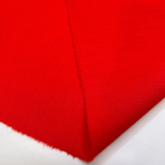 Red Jelly Beans - Interlock Wool Knit - Red - 2.7M Bundle - True Deadstock fabric Fabric by private - Sustainable Textile | FABCYCLE