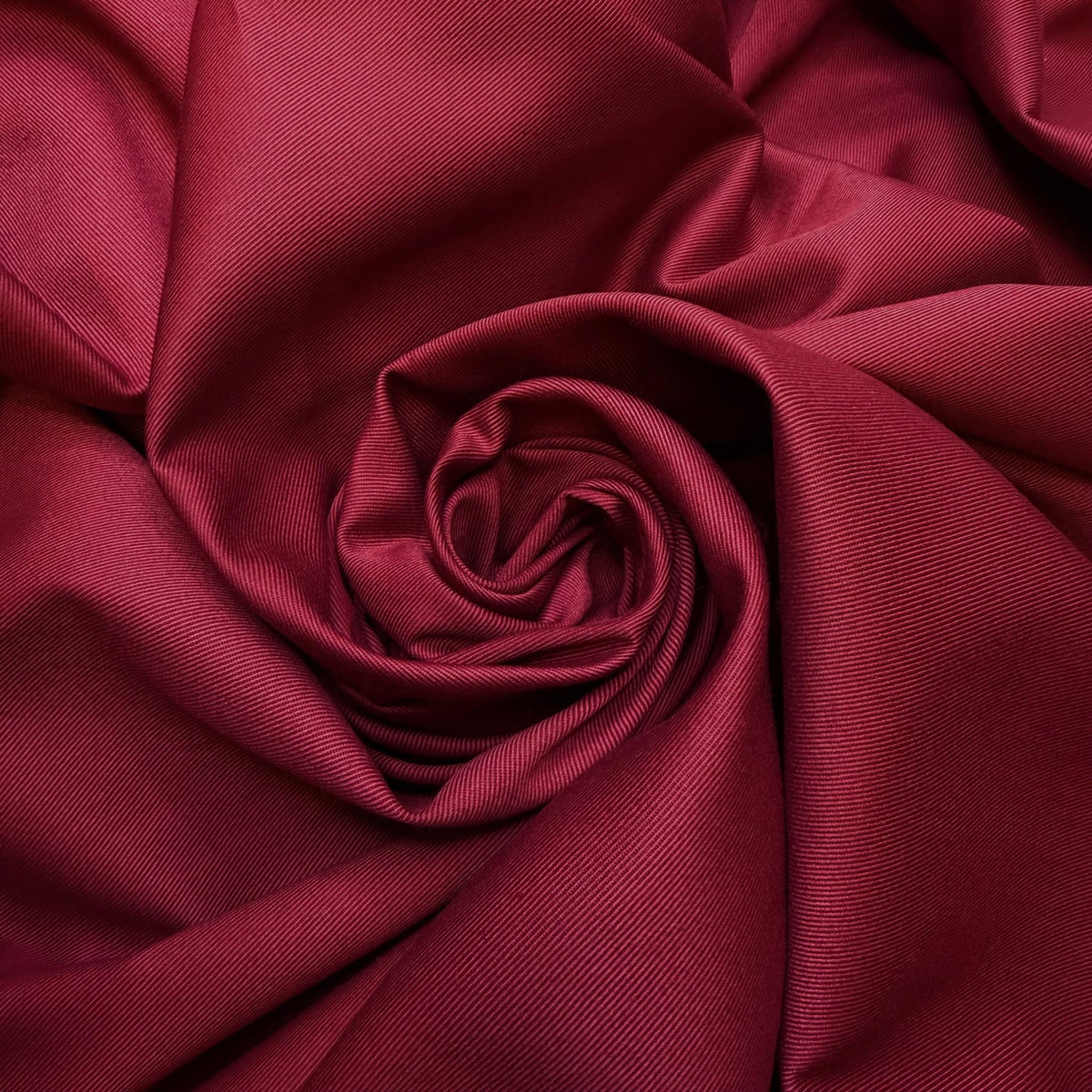 Red Velvet Santa Cupcakes - Twill Weave Polyester Blend Woven - Light Burgundy - Bundles - True Deadstock fabric Fabric by private - Sustainable Textile | FABCYCLE