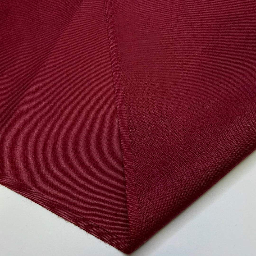 Red Velvet Santa Cupcakes - Twill Weave Polyester Blend Woven - Light Burgundy - Bundles - True Deadstock fabric Fabric by private - Sustainable Textile | FABCYCLE