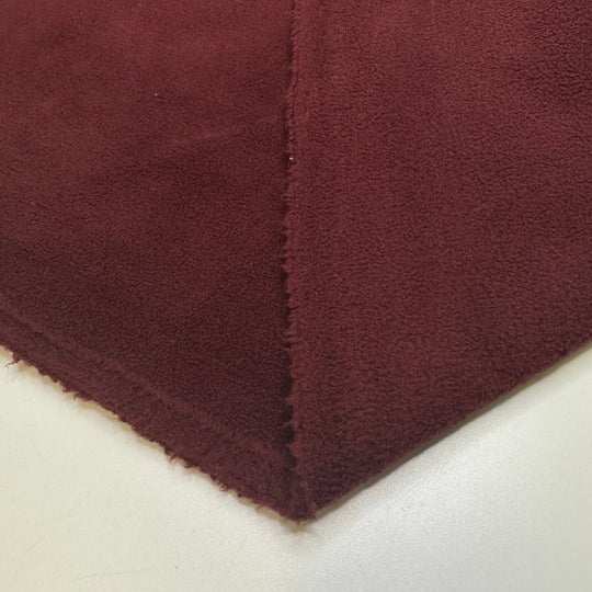 Reduce To Create - Fleece Poly Knit - Burgundy - 1.4M Bundle - True Deadstock fabric Fabric by private - Sustainable Textile | FABCYCLE
