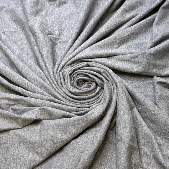 Reducing Consumption - Jersey Natural Blend Knit - Grey - 1.15M Bundle - True Deadstock fabric Fabric by private - Sustainable Textile | FABCYCLE