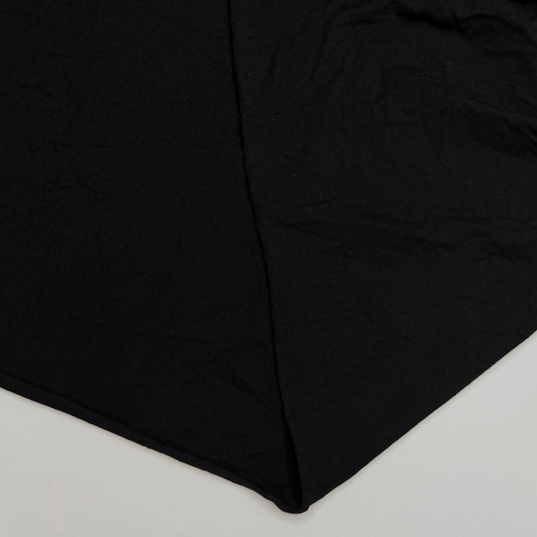 Reducing Pollution - Tubular Rib Knit Cotton Blend Knit - Black - 2.9M Bundle - True Deadstock fabric Fabric by private - Sustainable Textile | FABCYCLE