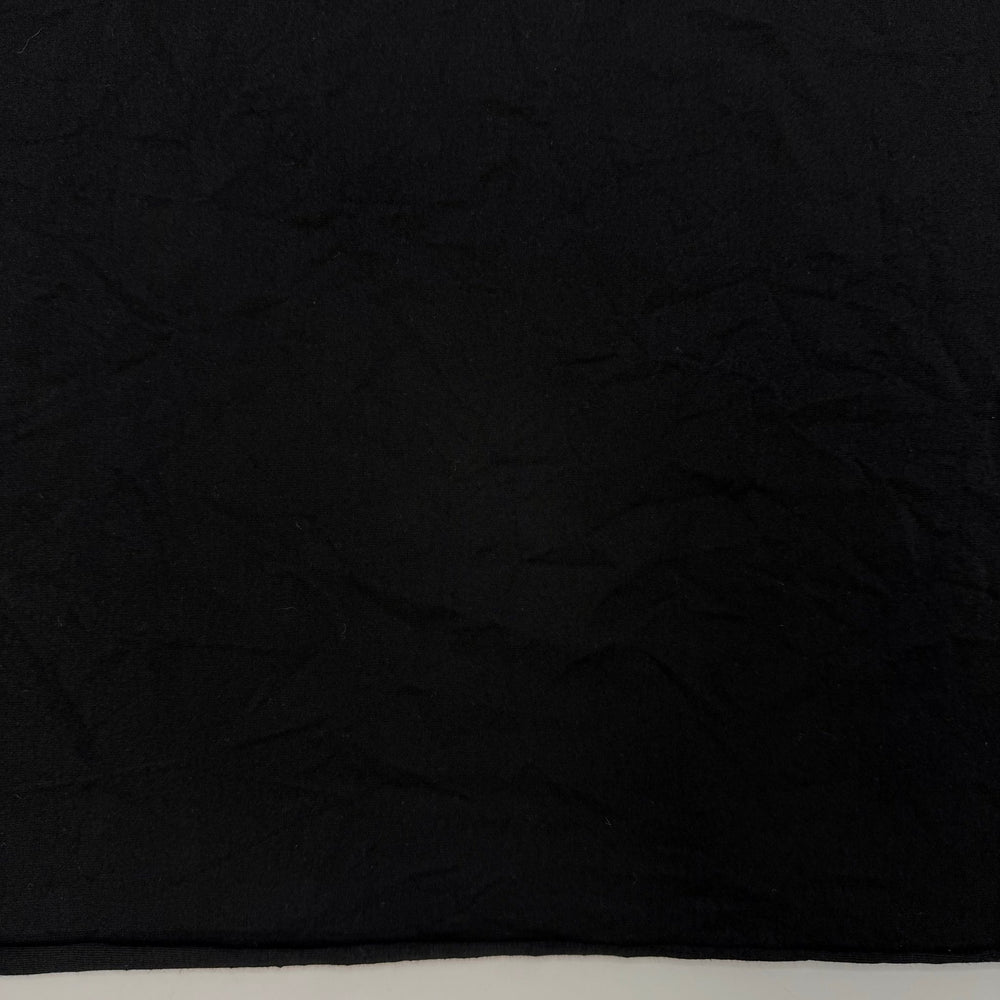 Reducing Pollution - Tubular Rib Knit Cotton Blend Knit - Black - 2.9M Bundle - True Deadstock fabric Fabric by private - Sustainable Textile | FABCYCLE