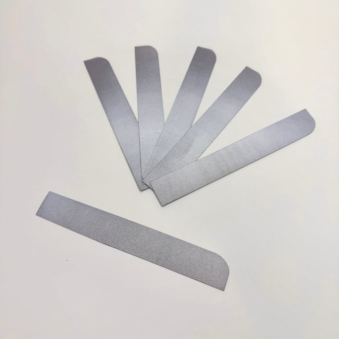 Reflective Strips - Silver - Individual - True Deadstock supplies Fabric by private - Sustainable Textile | FABCYCLE
