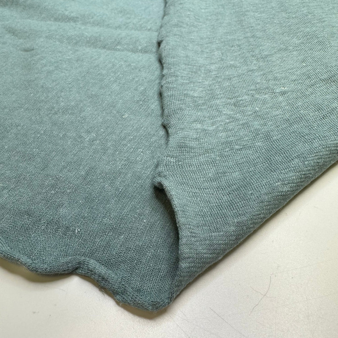 Refreshing - Linen Blend Knit - Light Teal - 2.9M Bundle - True Deadstock fabric Fabric by private - Sustainable Textile | FABCYCLE