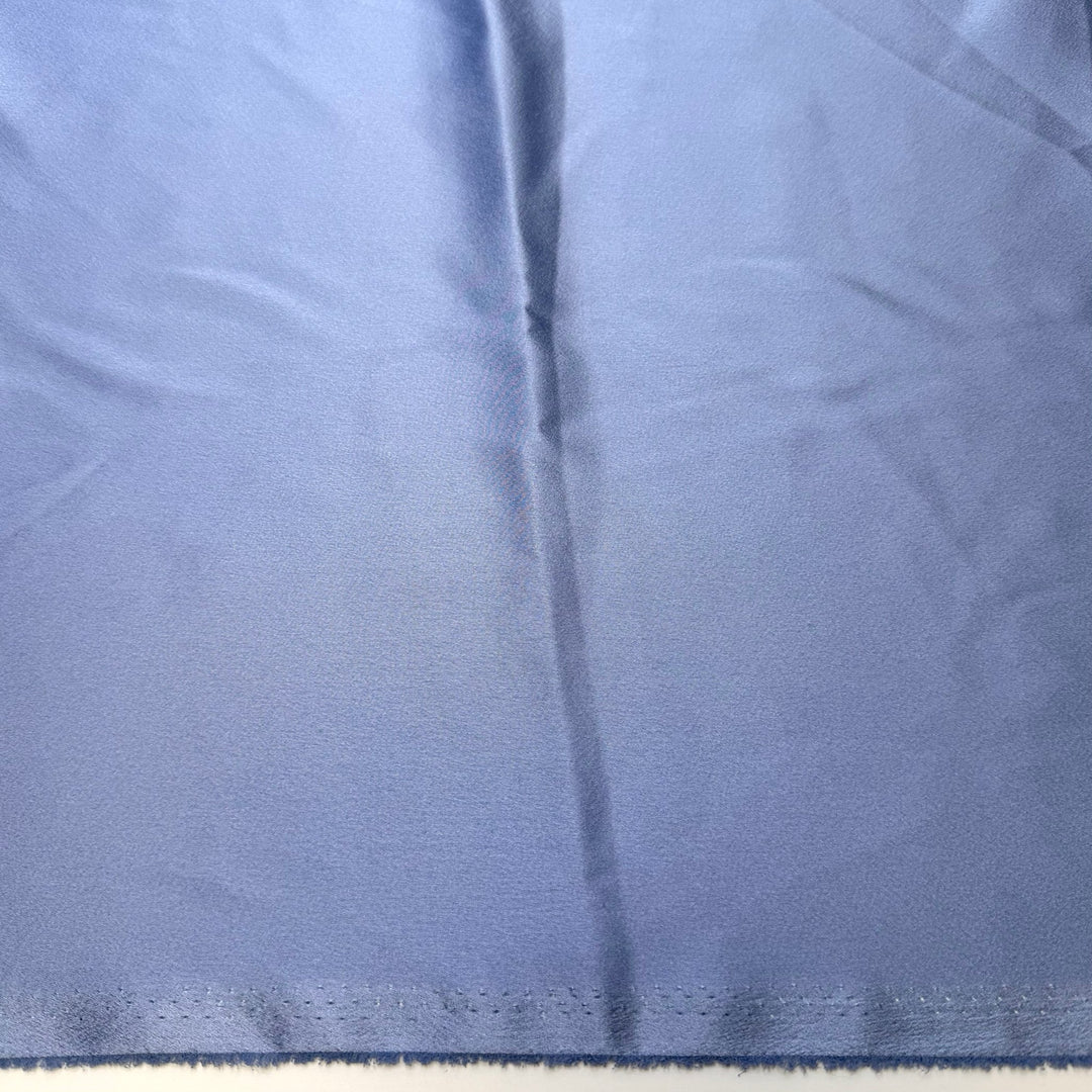 Refreshing Treats - Satin Polyester Blend Woven - Light Blue - Bundles - True Deadstock fabric Fabric by private - Sustainable Textile | FABCYCLE