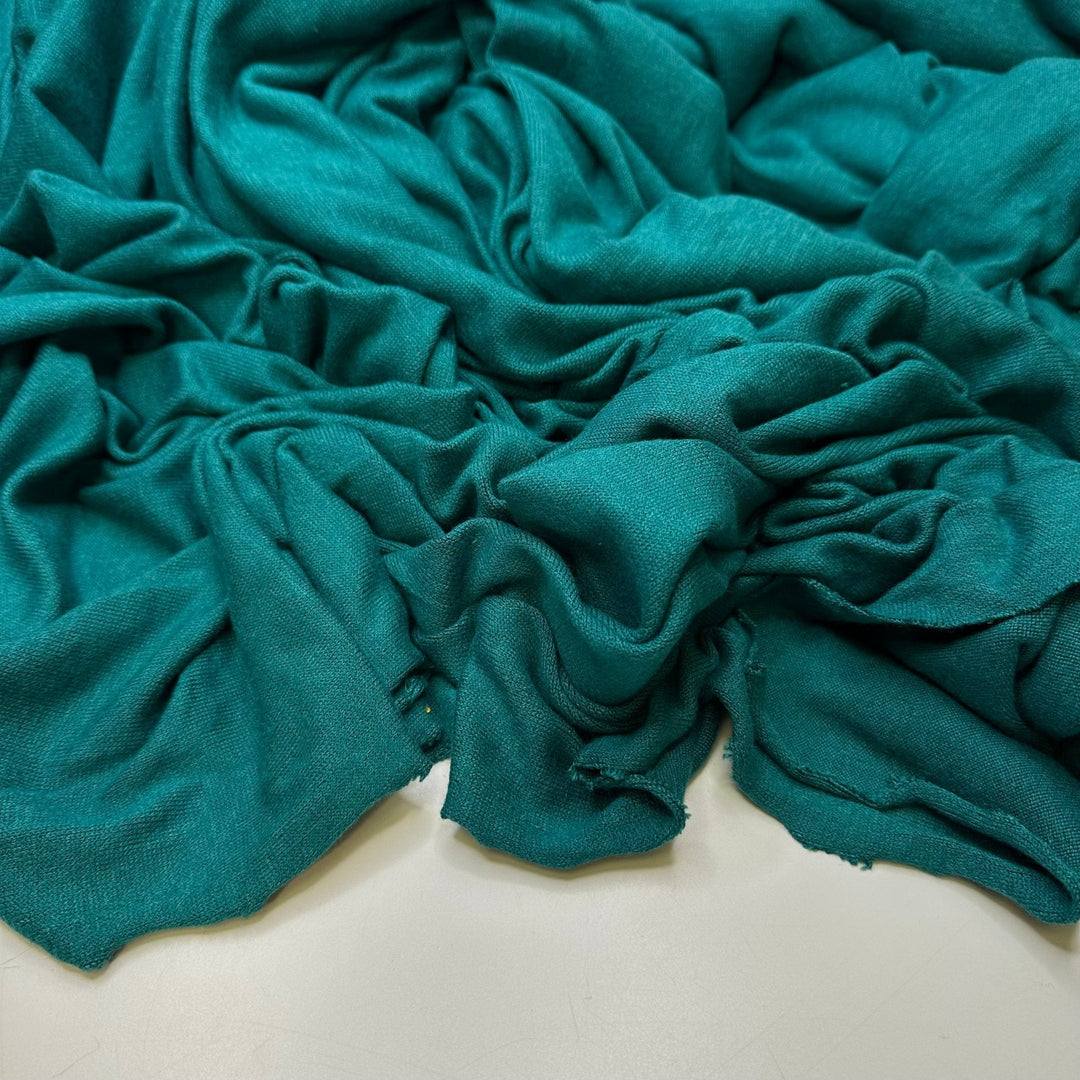Relaxing Bath - Rayon/Cotton Knit - Green/Teal - Bundles - True Deadstock fabric Fabric by private - Sustainable Textile | FABCYCLE