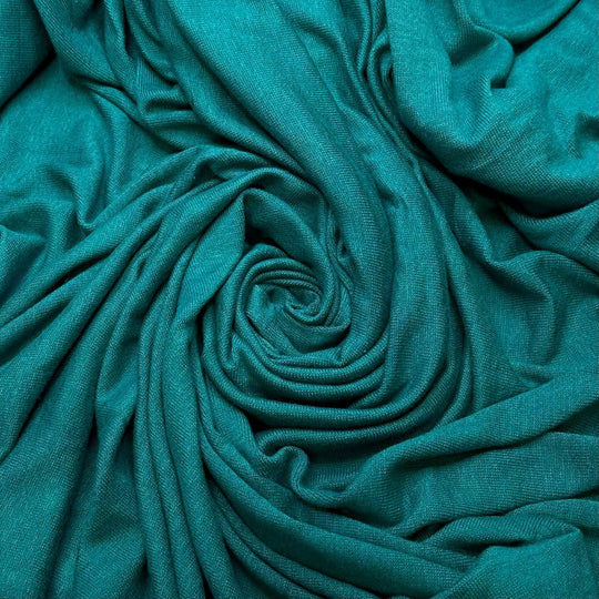 Relaxing Bath - Rayon/Cotton Knit - Green/Teal - Bundles - True Deadstock fabric Fabric by private - Sustainable Textile | FABCYCLE