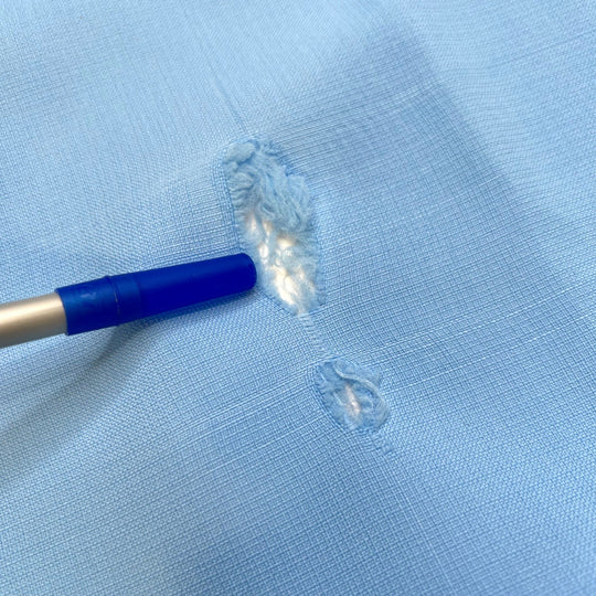 Relaxing Blues - Polyester Blend Woven - Light Blue - 2M Bundle - True Deadstock fabric Fabric by private - Sustainable Textile | FABCYCLE