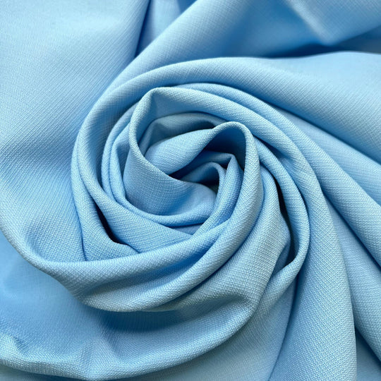 Relaxing Blues - Polyester Blend Woven - Light Blue - 2M Bundle - True Deadstock fabric Fabric by private - Sustainable Textile | FABCYCLE