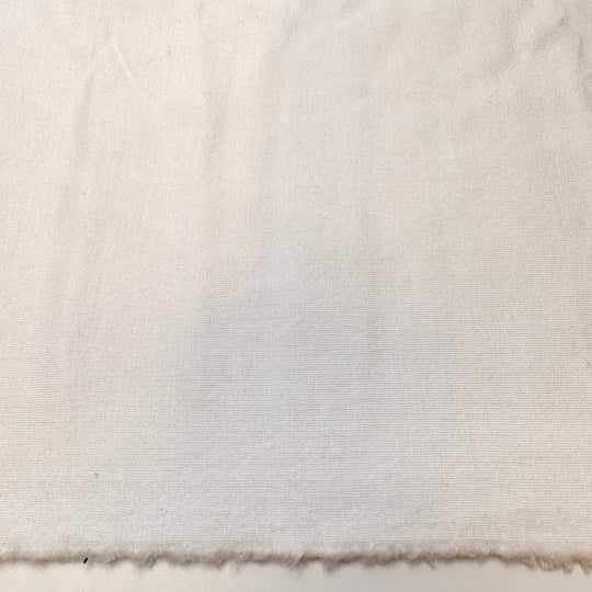 Relaxing In Nature - Jersey Fleece Tencel Blend Knit - White - 0.65M Bundle - True Deadstock fabric Fabric by private - Sustainable Textile | FABCYCLE