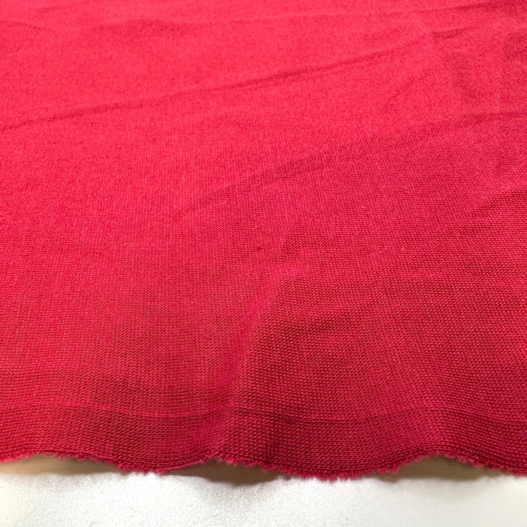 Relic Rust - Rib Knit Cotton Blend Knit - Red - 2.4M Bundle - True Deadstock fabric Fabric by private - Sustainable Textile | FABCYCLE