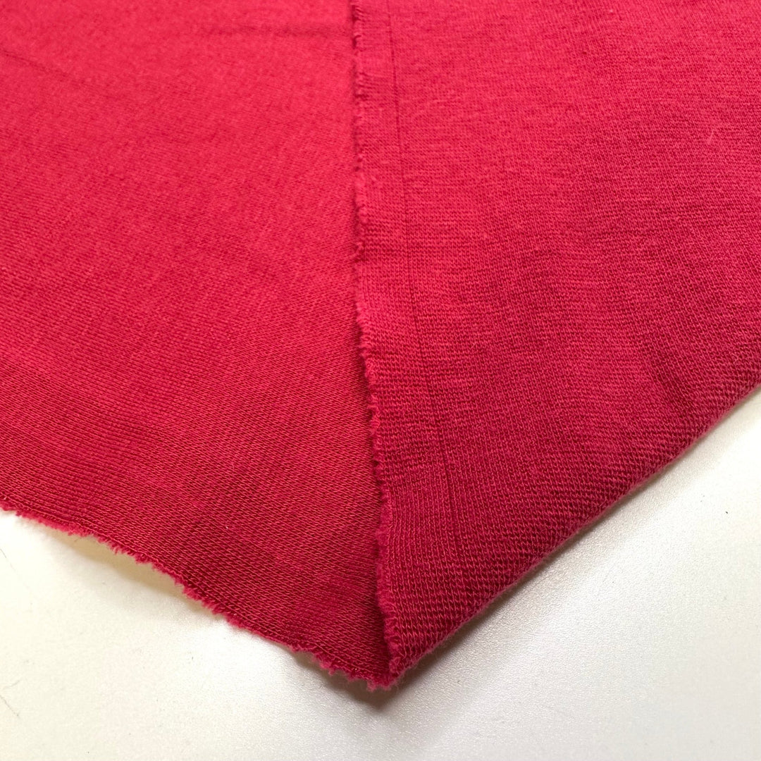 Relic Rust - Rib Knit Cotton Blend Knit - Red - 2.4M Bundle - True Deadstock fabric Fabric by private - Sustainable Textile | FABCYCLE