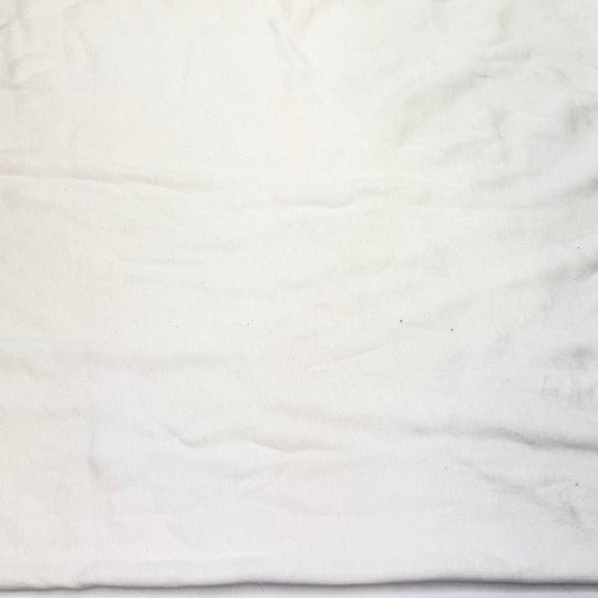 Relief From The Heat - Tubular Rib Knit Cotton Blend Knit - White - 0.9M Bundle - True Deadstock fabric Fabric by private - Sustainable Textile | FABCYCLE