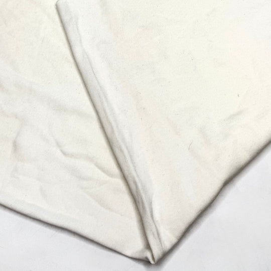 Relief From The Heat - Tubular Rib Knit Cotton Blend Knit - White - 0.9M Bundle - True Deadstock fabric Fabric by private - Sustainable Textile | FABCYCLE