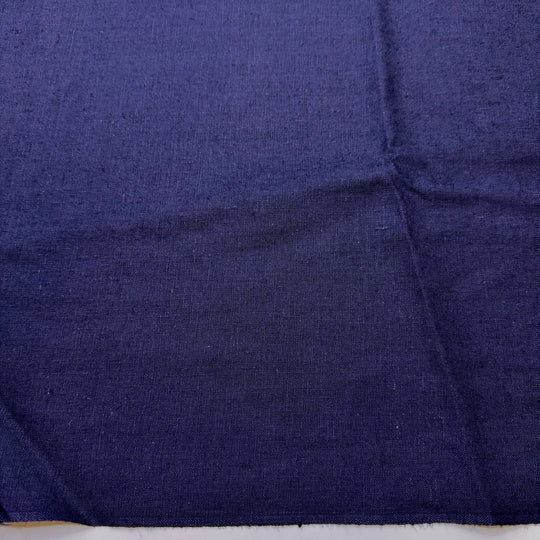 Reminiscing - Linen Woven - Navy - 2.5M Bundle - True Deadstock fabric Fabric by private - Sustainable Textile | FABCYCLE