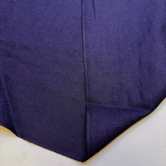 Reminiscing - Linen Woven - Navy - 2.5M Bundle - True Deadstock fabric Fabric by private - Sustainable Textile | FABCYCLE