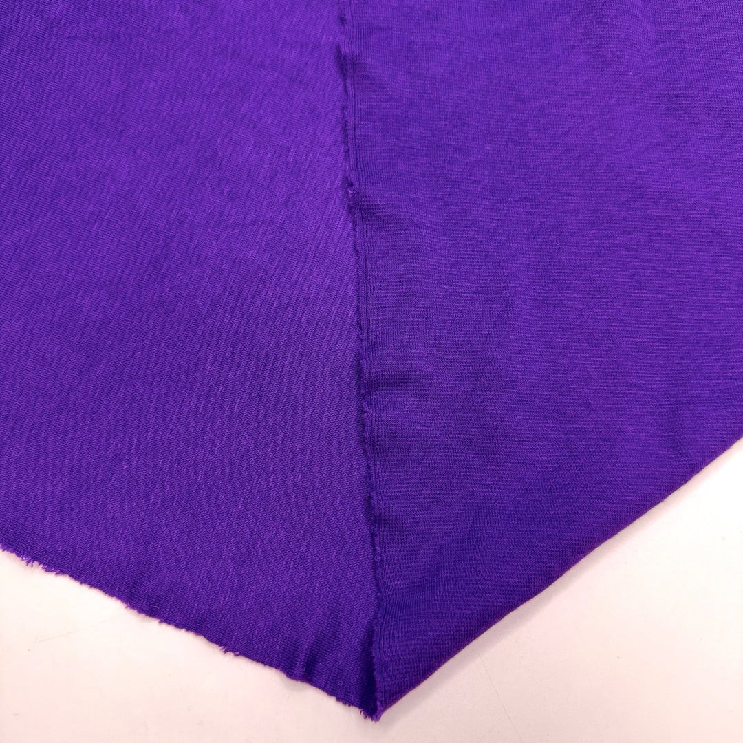 Renewable Energy - Rib Knit Bamboo/Cotton Knit - Purple - 2M Bundle - True Deadstock fabric Fabric by private - Sustainable Textile | FABCYCLE