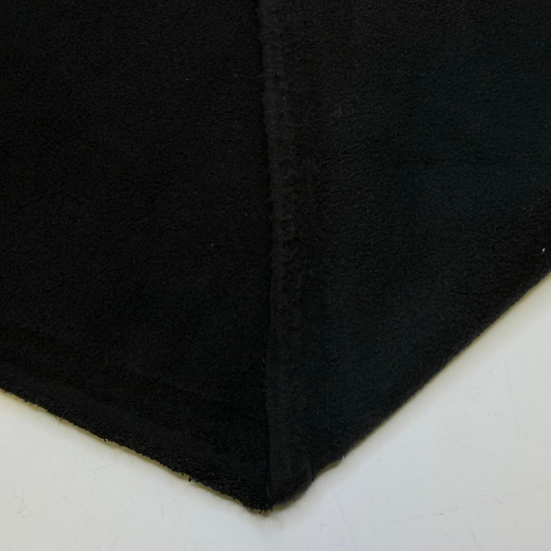 Renewing Our Vows - Fleece Polyester Blend Knit - Black - 0.85M Bundle - True Deadstock fabric Fabric by private - Sustainable Textile | FABCYCLE