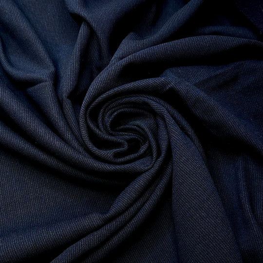 Repairing The Tent - Wool Woven - Navy - 0.95M Bundle - True Deadstock fabric Fabric by private - Sustainable Textile | FABCYCLE
