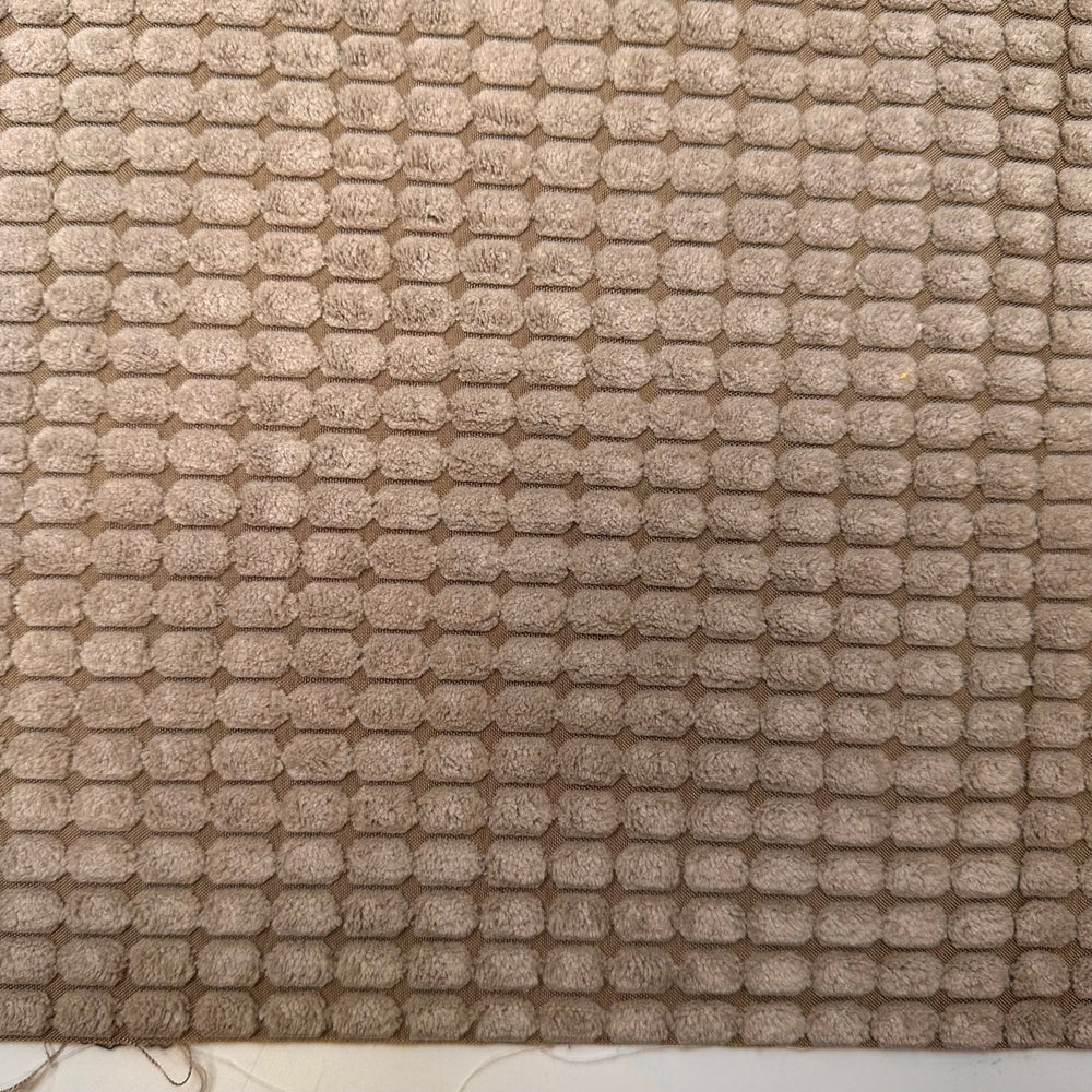 Repaving The Driveway - Polyester Blend Woven - Light Grey Geometric - Bundles - True Deadstock fabric Fabric by private - Sustainable Textile | FABCYCLE