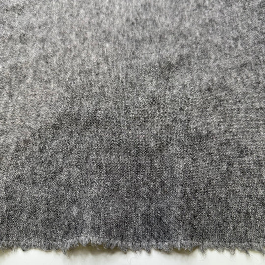 Reserving A Camp Site - Natural Blend Knit - Grey - 2M Bundle - True Deadstock fabric Fabric by private - Sustainable Textile | FABCYCLE