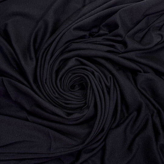 Reserving A Campsite - Rib Knit Rayon Blend Knit - Dark Navy - 2M Bundle - True Deadstock fabric Fabric by private - Sustainable Textile | FABCYCLE