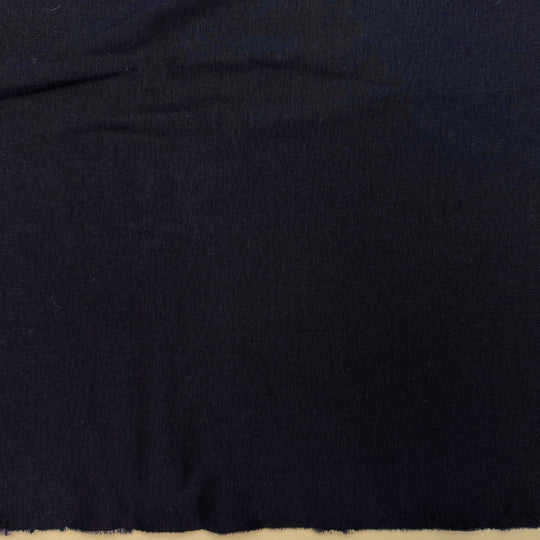 Reserving A Campsite - Rib Knit Rayon Blend Knit - Dark Navy - 2M Bundle - True Deadstock fabric Fabric by private - Sustainable Textile | FABCYCLE