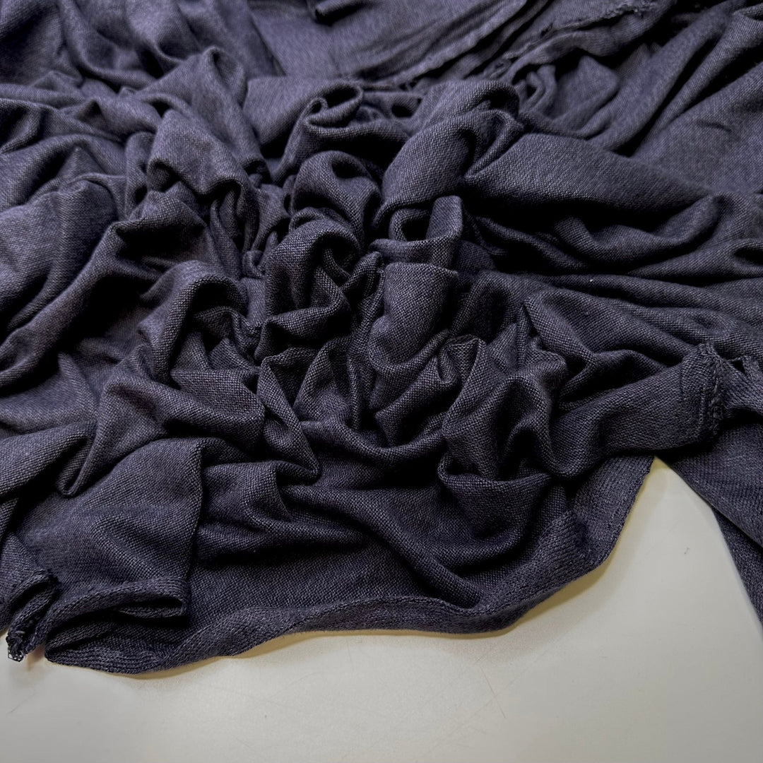 Restful Sleep - Rayon/Cotton Knit - Dark Grey - 2.5M Bundle - True Deadstock fabric Fabric by private - Sustainable Textile | FABCYCLE