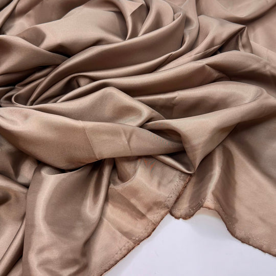 Revelling In Elegance - Polyester Blend Woven - Beige - 2.9M Bundle - True Deadstock fabric Fabric by private - Sustainable Textile | FABCYCLE