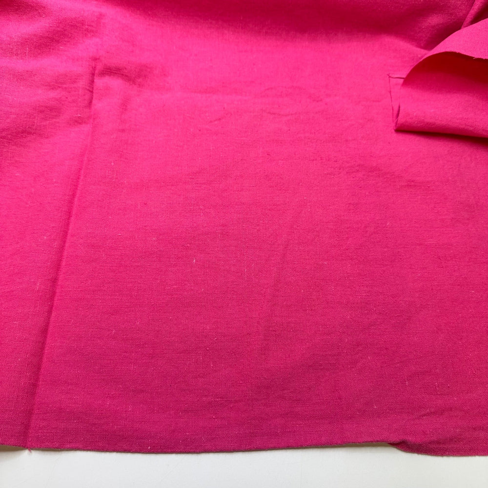 Rhubarb Pie - Linen Blend Woven - Pink - 3.25M Bundle - True Deadstock fabric Fabric by private - Sustainable Textile | FABCYCLE
