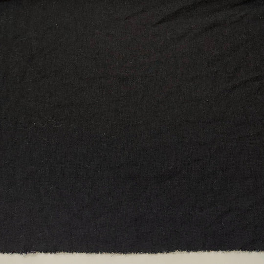 Ribbing Has Opinions - Rib Knit Wool Blend Knit - Black - 1.35M Bundle - True Deadstock fabric Fabric by private - Sustainable Textile | FABCYCLE